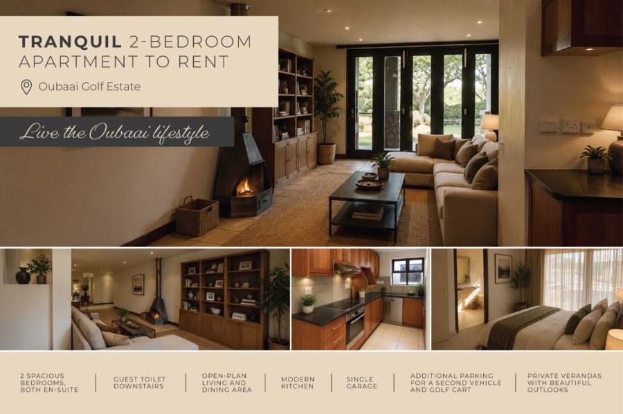 To Let 2 Bedroom Property for Rent in Oubaai Western Cape